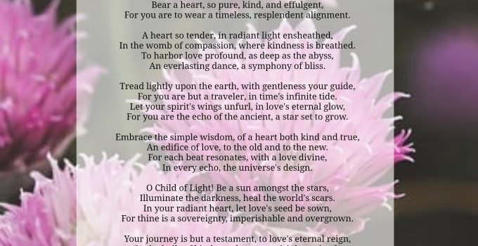O Son of Spirit! – The Hidden Words With Poem
